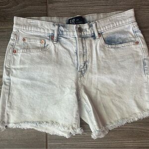 GAP Sunbleached Cut Off Shorts, Raw Hem 2/26.  80s/90s‎ Beach vibe Resort ready